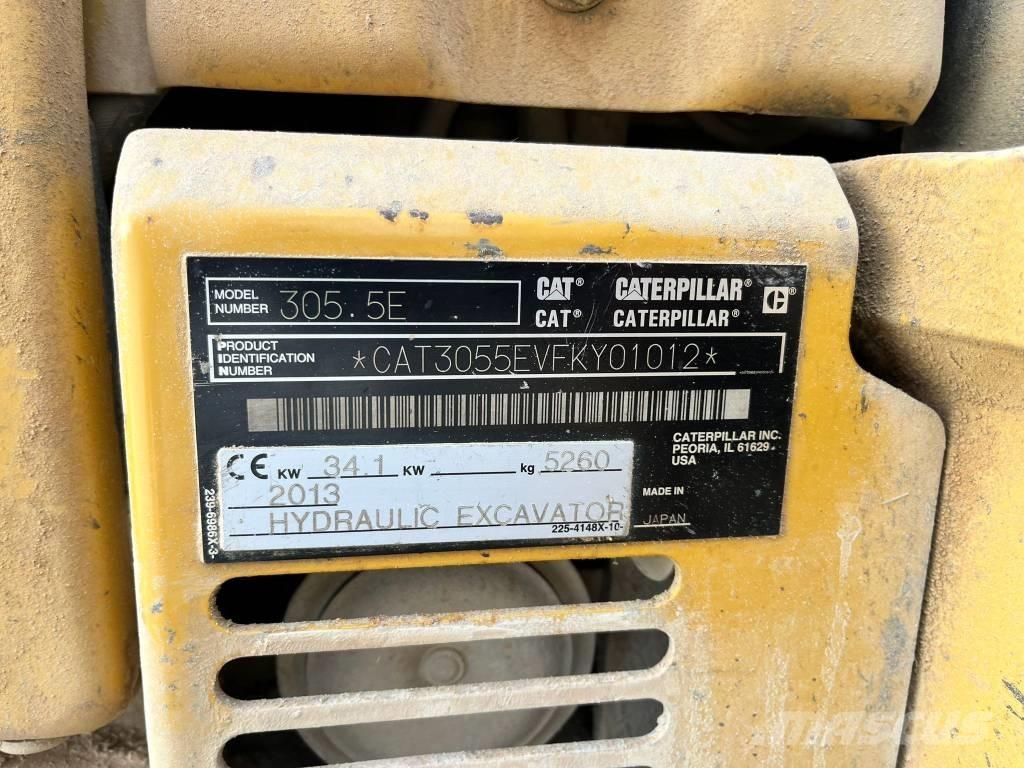 CAT 305.5 Miniescavadeiras
