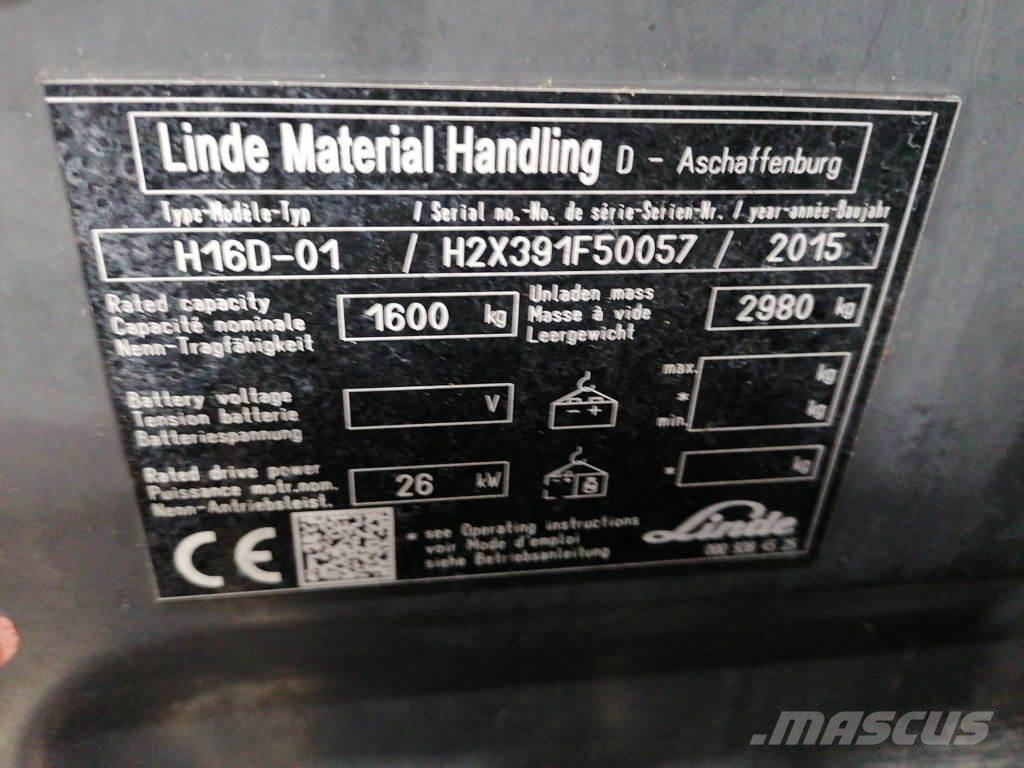 Linde H16D-01 Empilhadores Diesel
