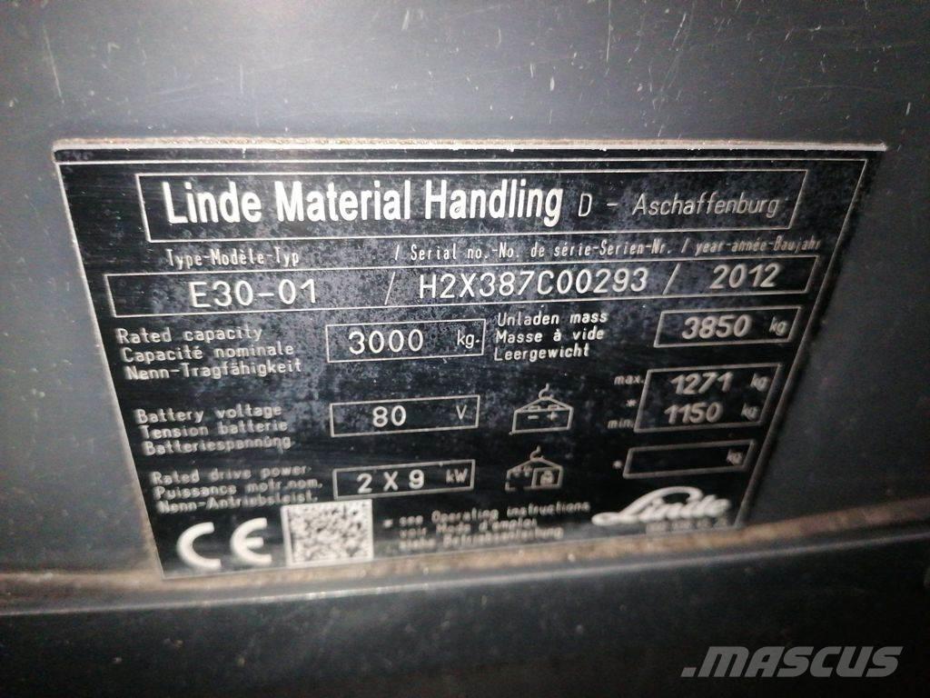 Linde E30-01 Empilhadores eléctricos