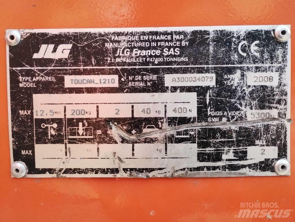 JLG Toucan 1210 Plataformas de Mastro Vertical