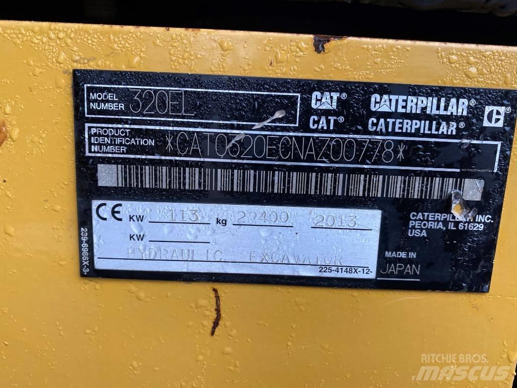 CAT 320 EL Escavadeiras de esteiras