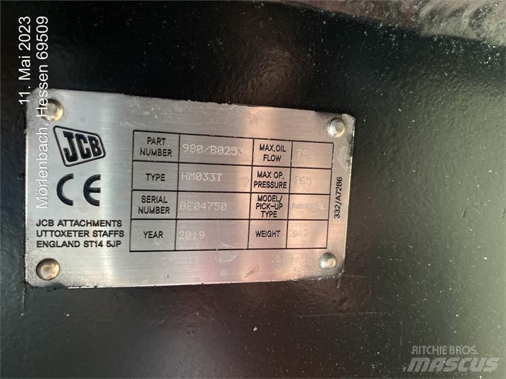JCB HM033 Martelos de empilhamento hidráulico