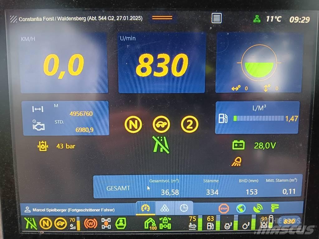 Komatsu 901 XC Processadores florestais