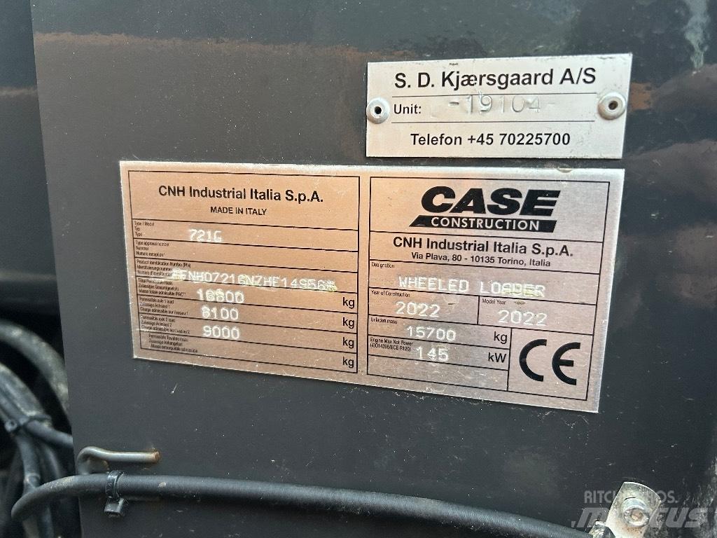 CASE 721G Carregadeiras de rodas