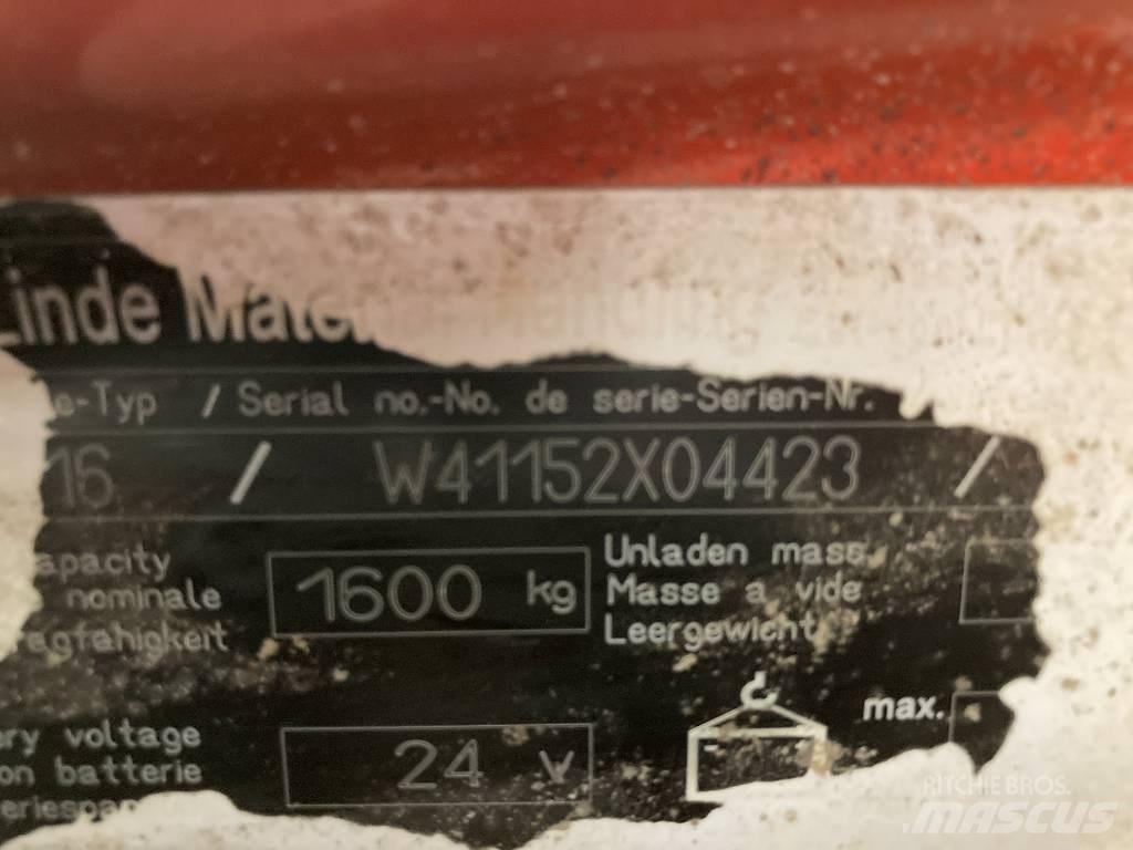 Linde T16/1152 Porta palettes