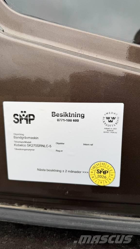 Kobelco SK 270 LC Escavadeiras de esteiras