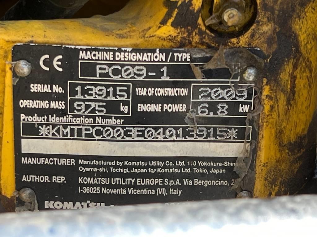 Komatsu PC 09-1 Miniescavadeiras