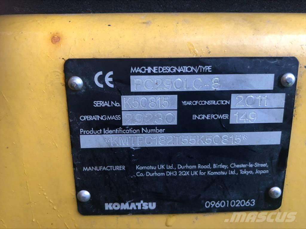 Komatsu PC 290 LC-8 Escavadeiras de esteiras