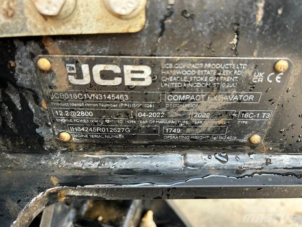 JCB 16C-1 Miniescavadeiras