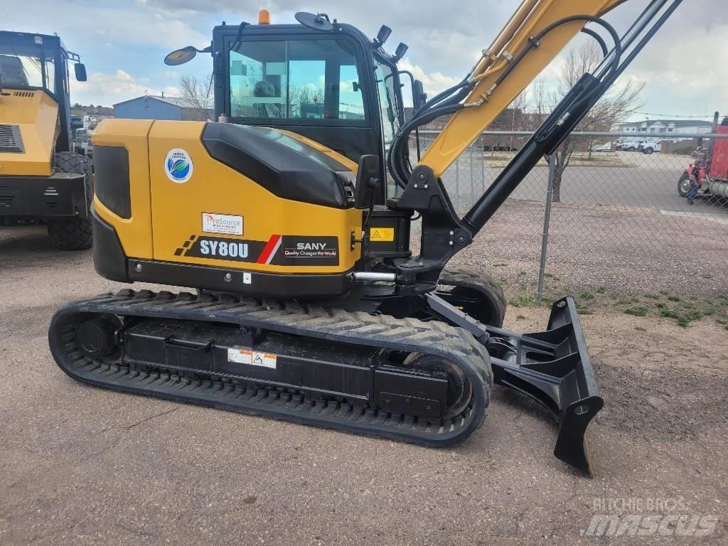 Sany SY80U Escavadeiras de esteiras