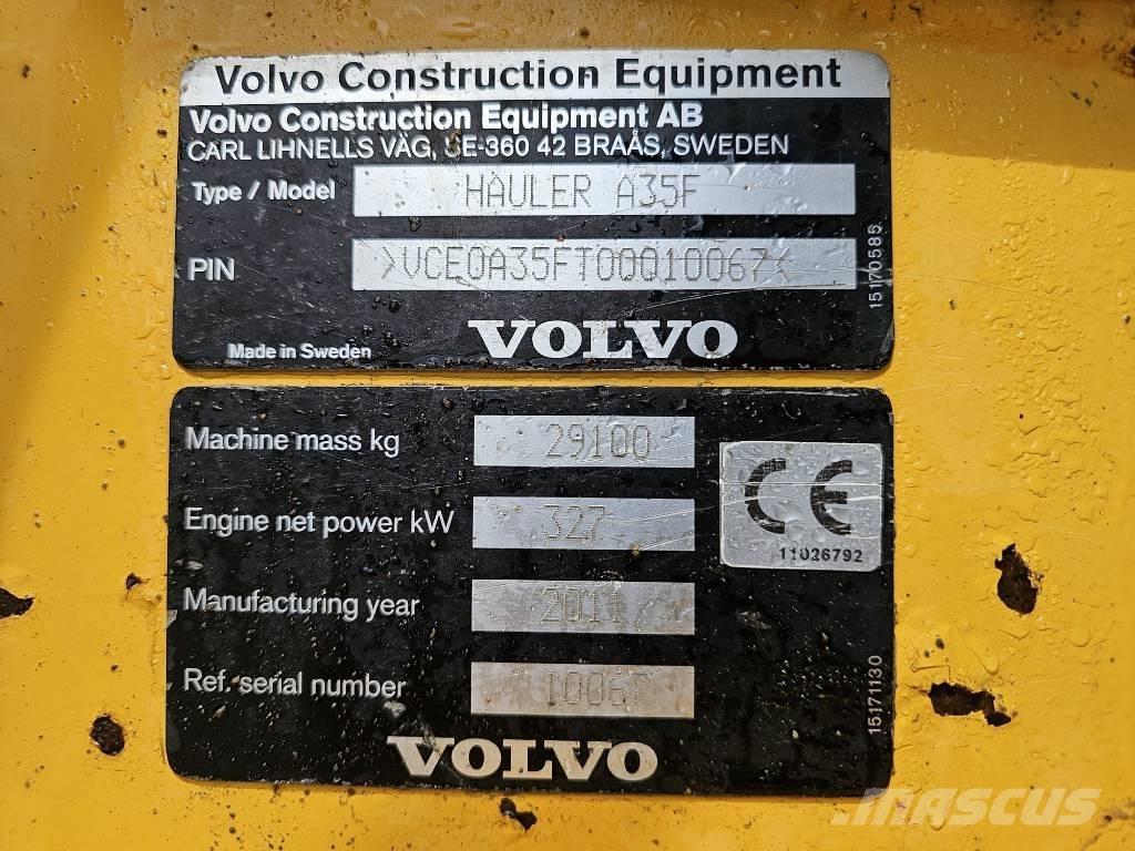 Volvo A 35 F Caminhões articulados