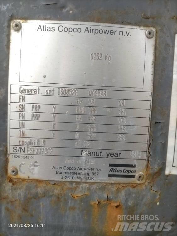 Atlas Copco QAS 500 Geradores Diesel
