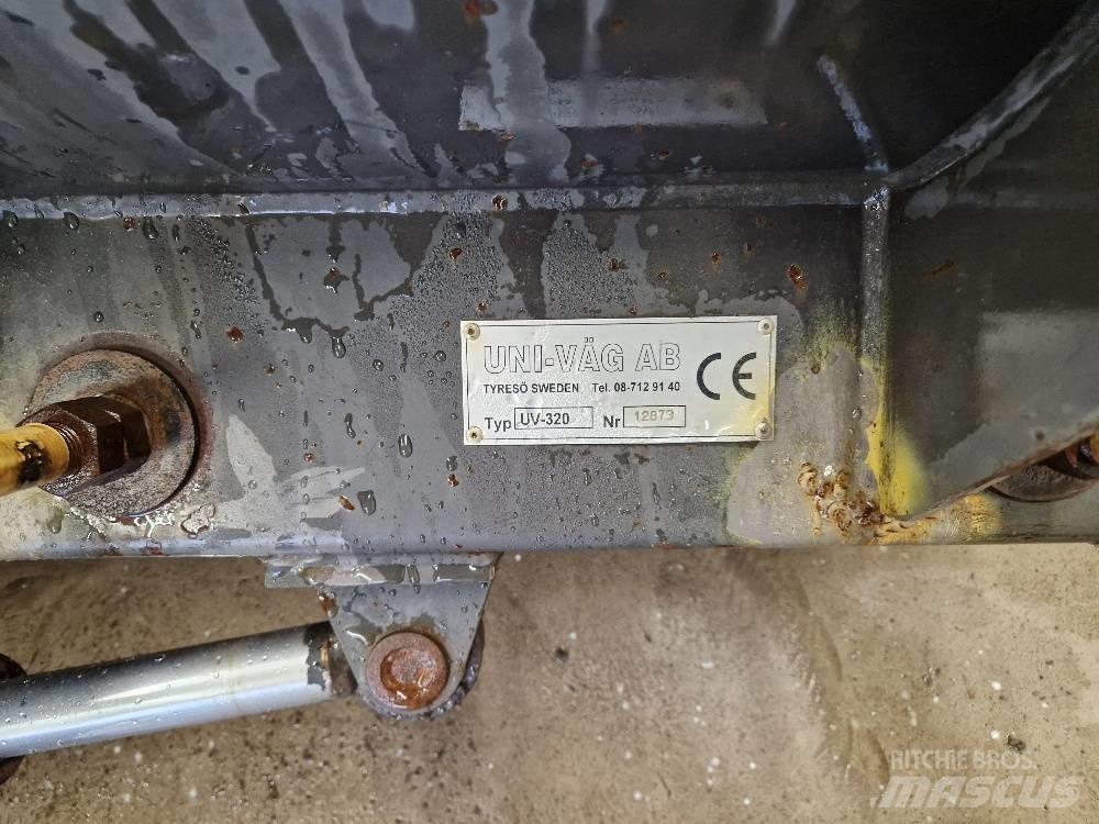 Uni-väg UV-320 StBM Lâminas de neve e arados