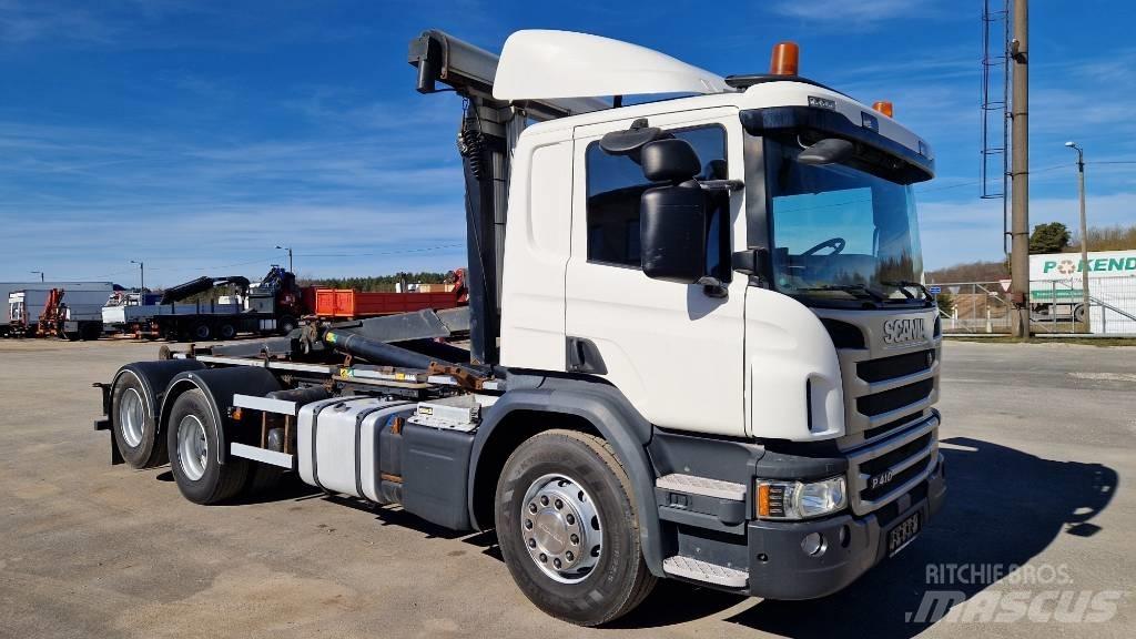 Scania P410 6X2 Camiões Ampliroll