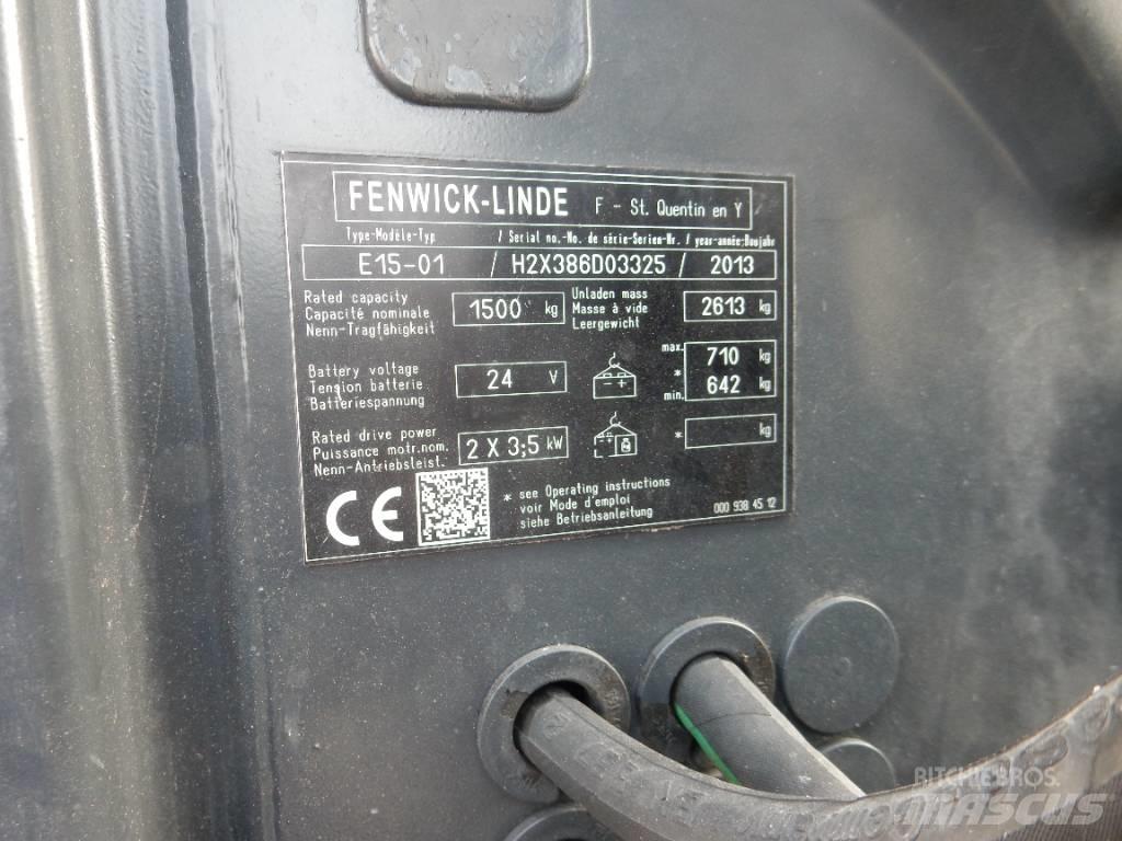 Linde E 15 Empilhadores eléctricos