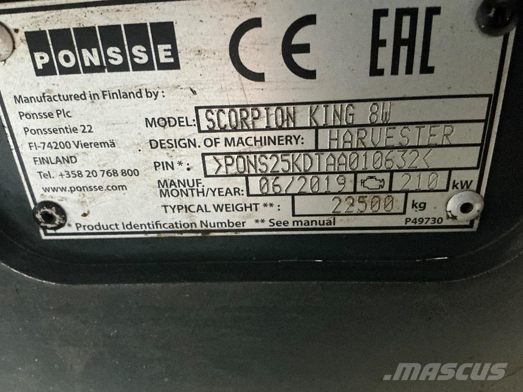 Ponsse Scorpion King Processadores florestais