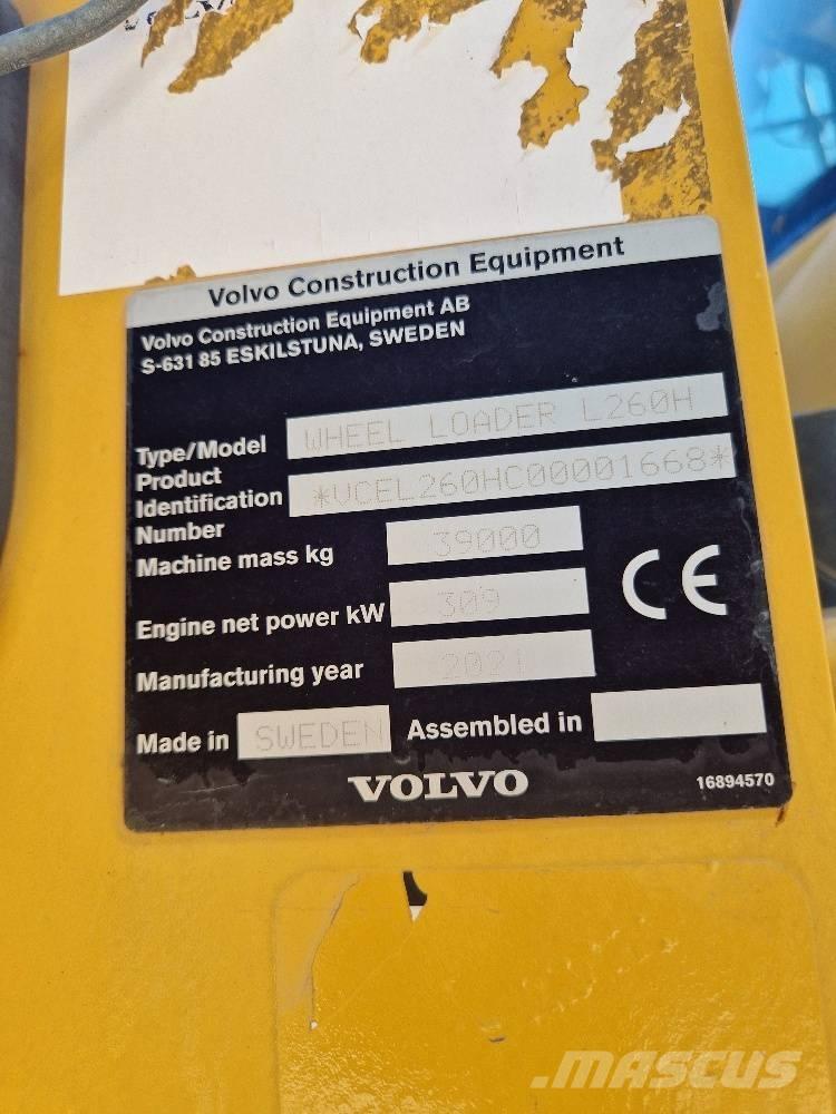 Volvo L 260 H Carregadeiras de rodas