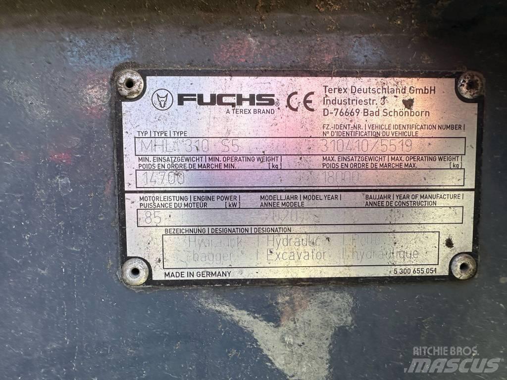 Fuchs MHL 310 S5 Manipuladores de lixo / indústia