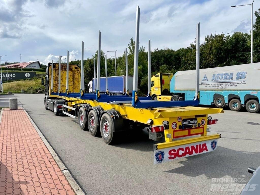 Lecitrailer 3E 20 Semi Reboques Transporte Madeira