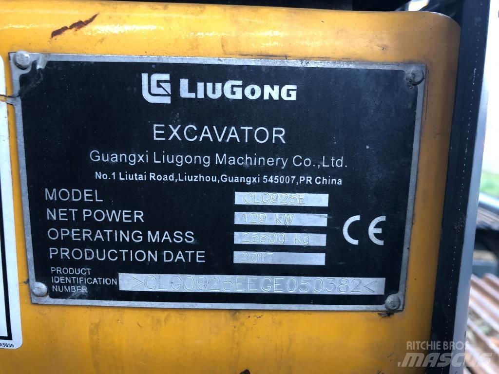 LiuGong 925E Escavadeiras de esteiras
