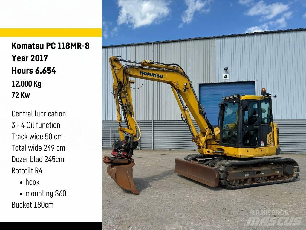 Komatsu PC 118 MR-8 Escavadeiras de esteiras