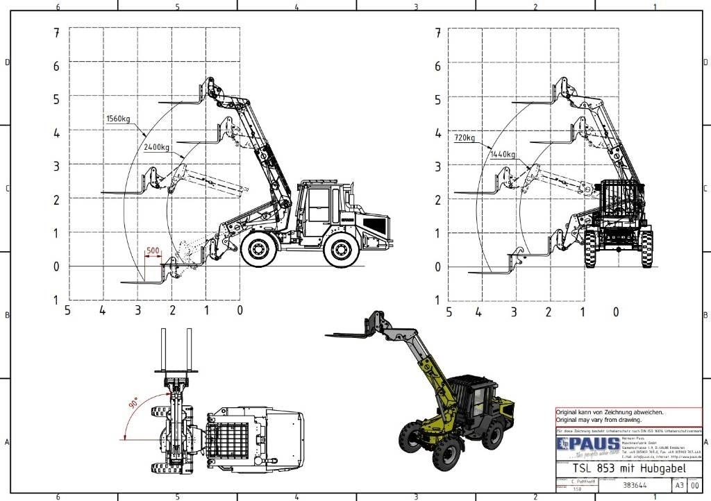 Paus TSL 853 / Mining Outro equipamentos subterrâneos