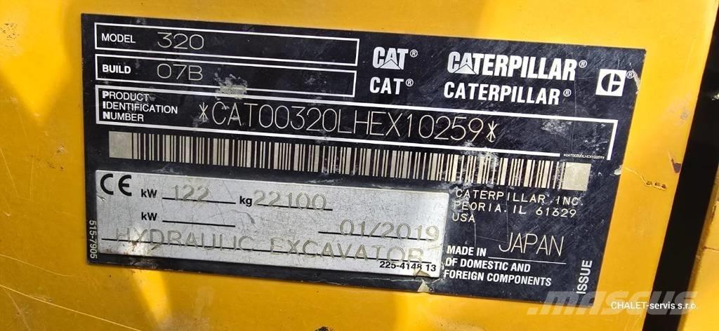 CAT 320 Escavadeiras de esteiras