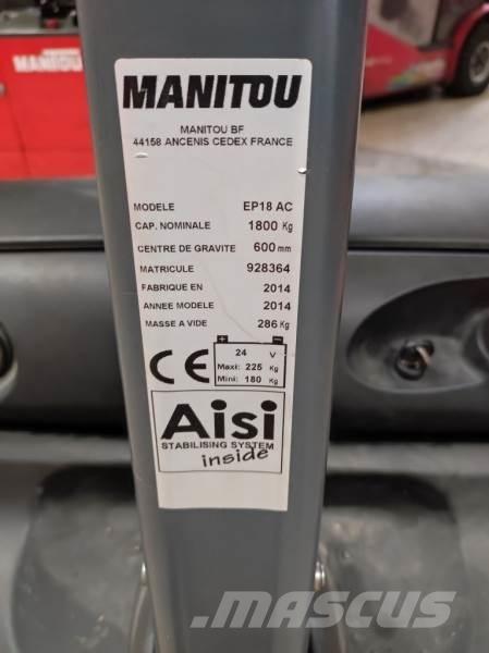 Manitou EP18 Self propelled stackers