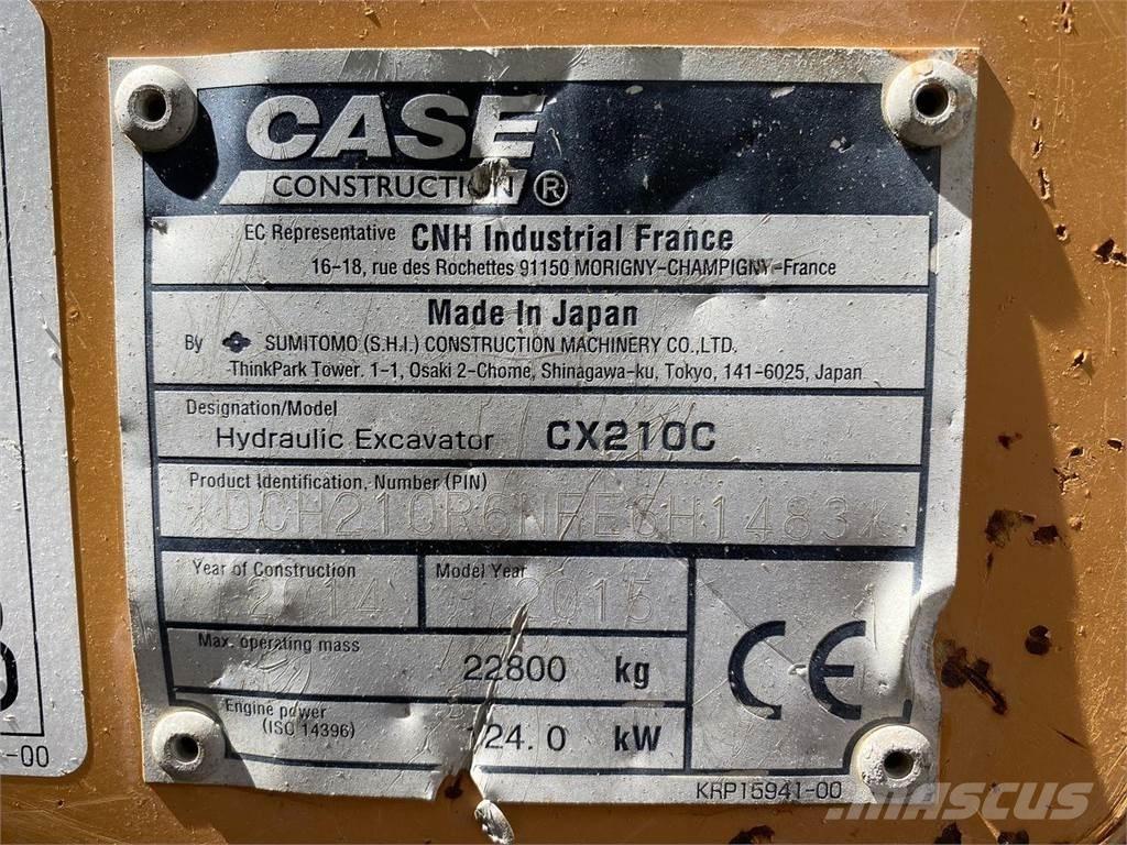 CASE CX210 Escavadeiras de esteiras