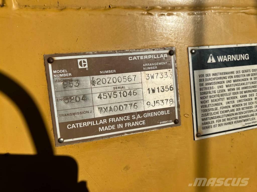 CAT 953 - Ripper Carregadoras de lagartas