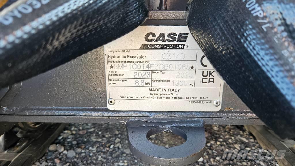 CASE CX14D Miniescavadeiras