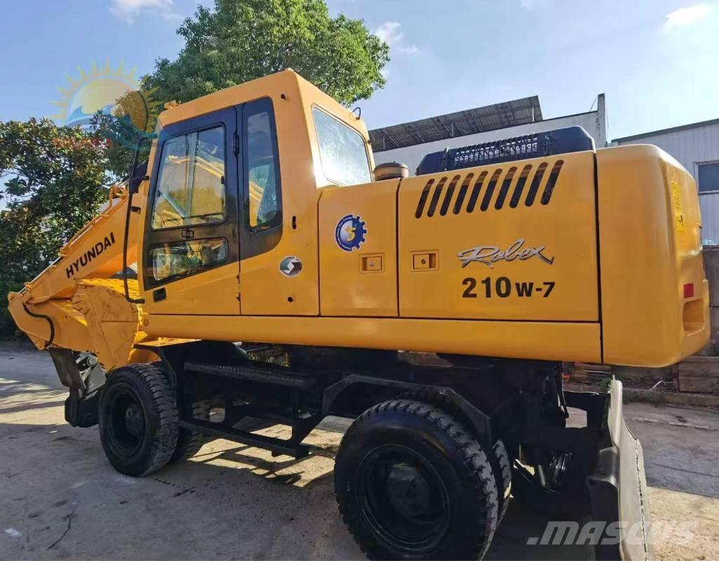 Hyundai r210w-7 Escavadoras de rodas