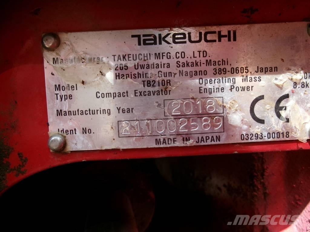 Takeuchi TB 210 R Miniescavadeiras