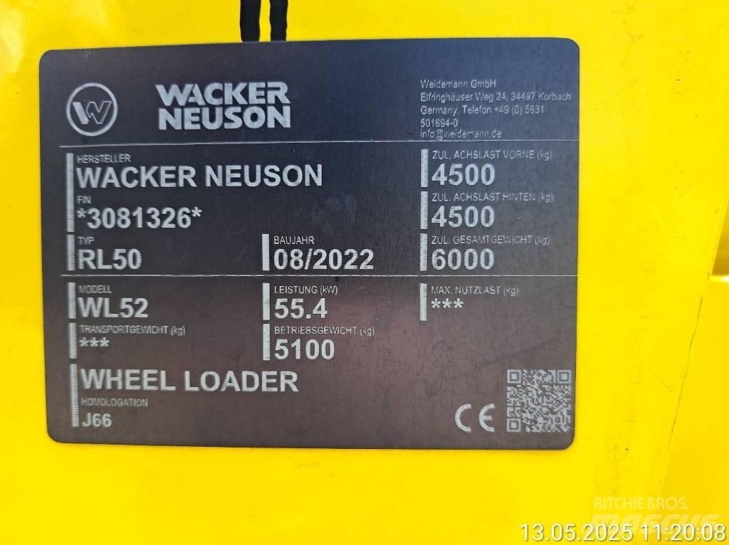 Wacker Neuson WL52 Carregadeiras de rodas