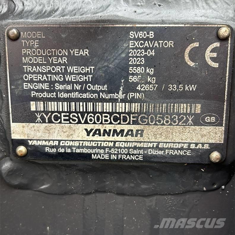 Yanmar SV60-B Miniescavadeiras