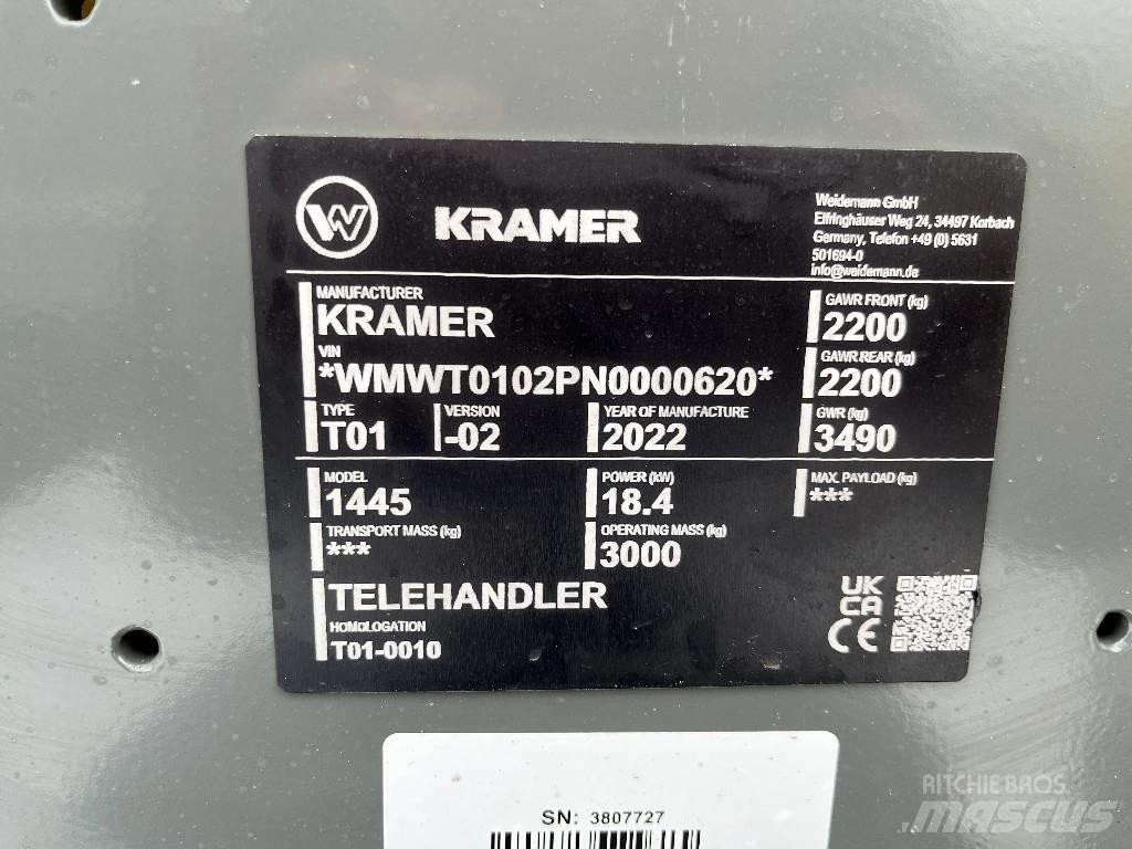 Kramer 1445 Carregadoras rodas telescópicas