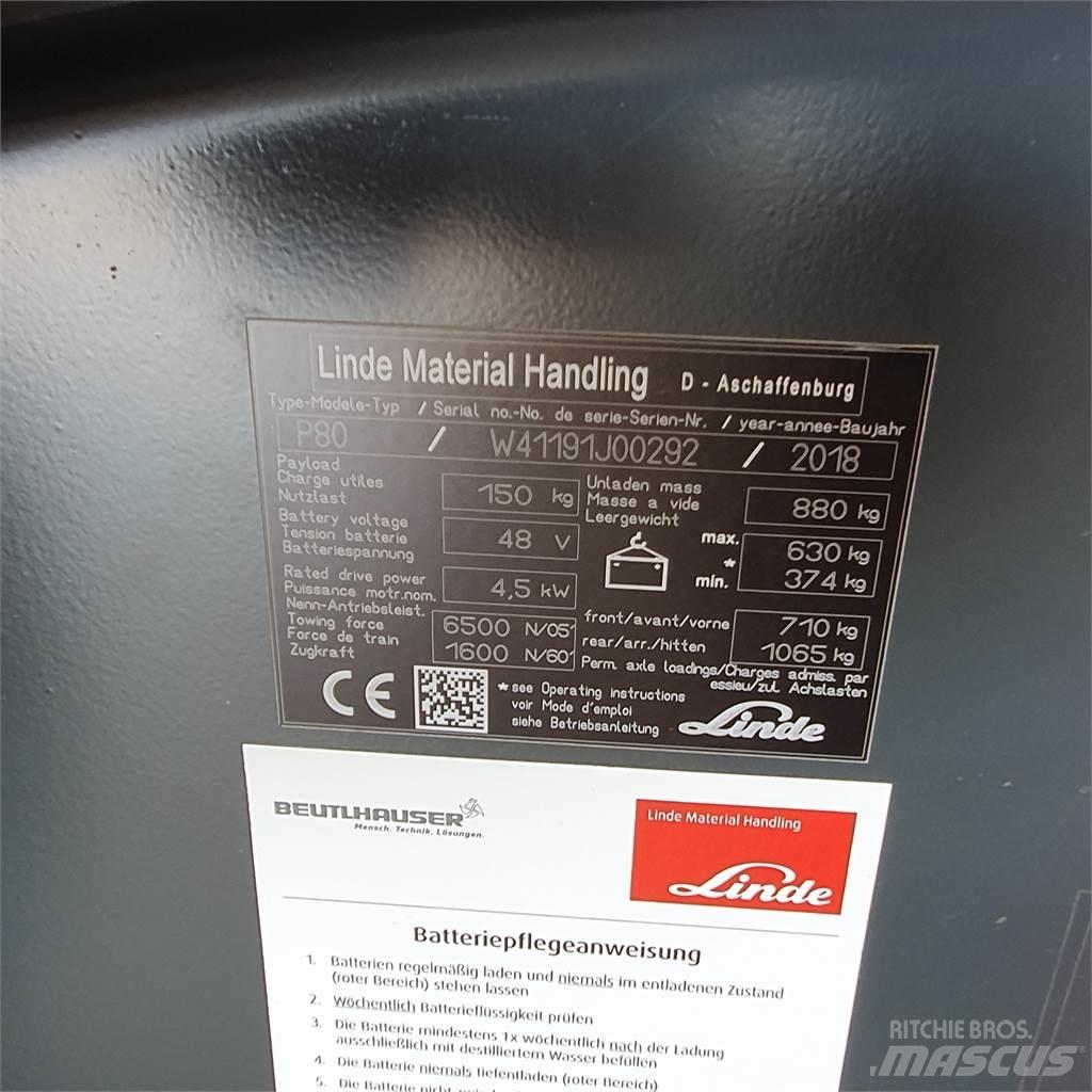 Linde P80 Tractores de reboque