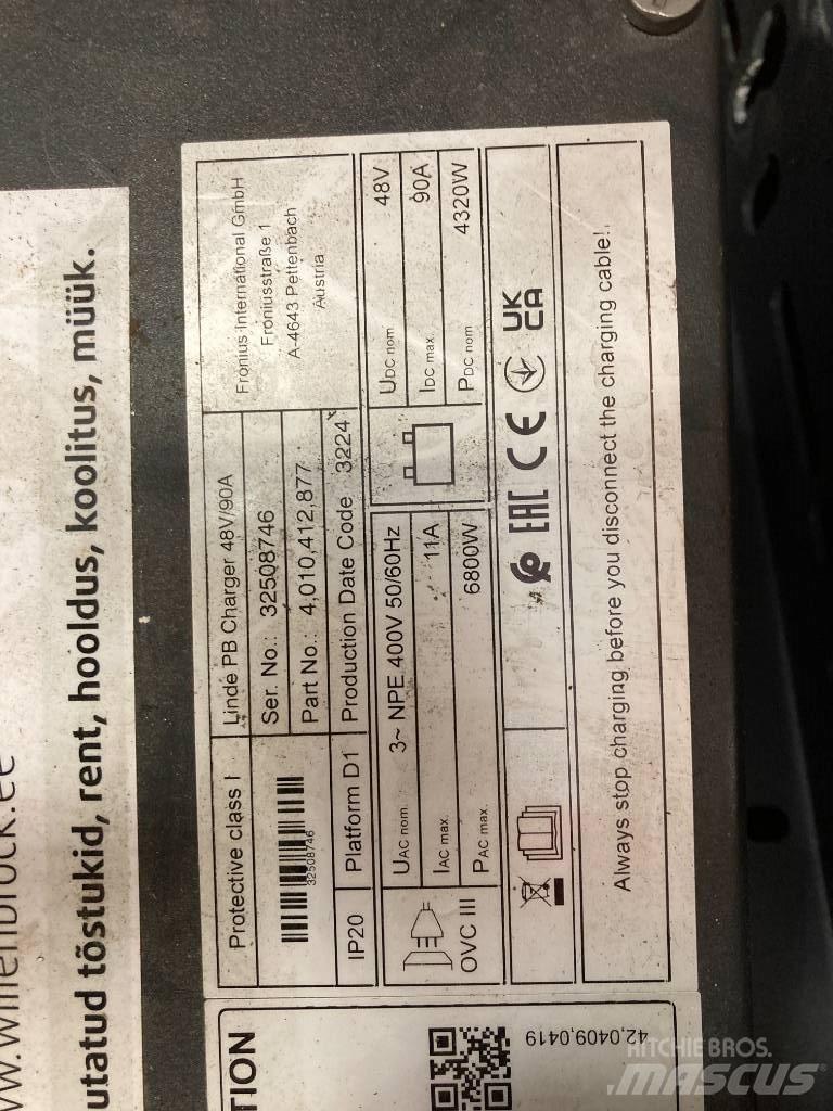 Linde R14/1120 Empilhadores Elevadores