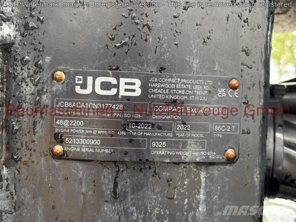 JCB 86C-2 TAB -Demo- Escavadoras Midi 7t - 12t