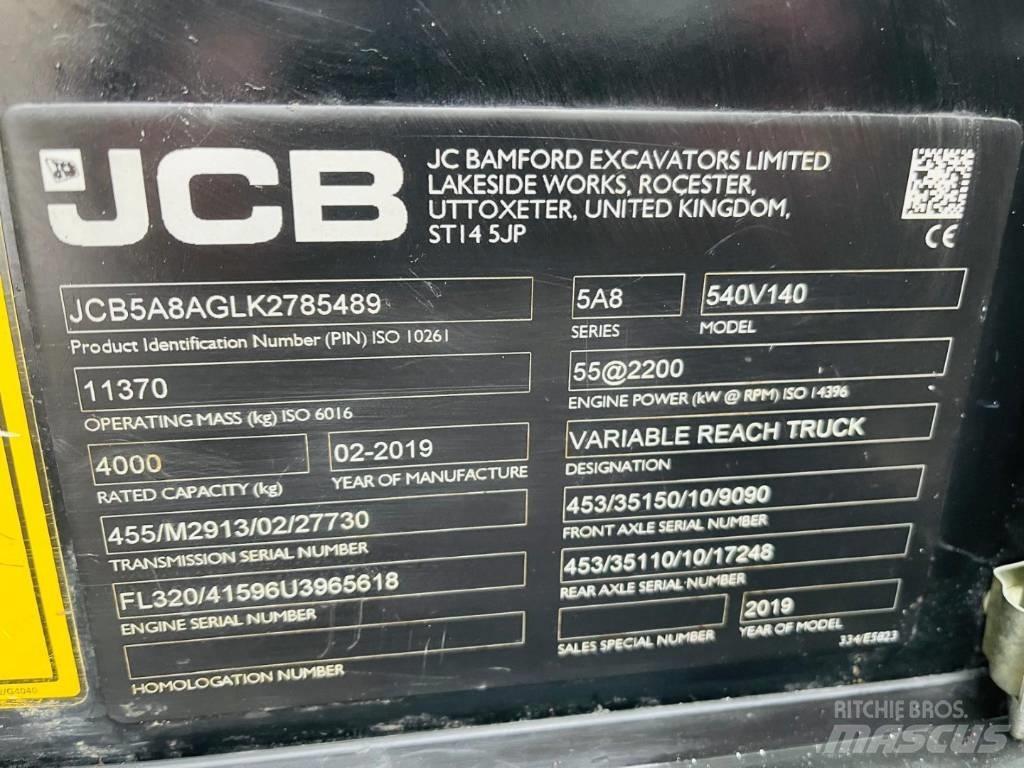 JCB 540-140 Manipulador telescópico