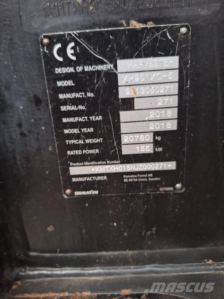 Komatsu 901 XC Processadores florestais