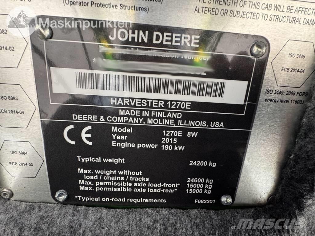 John Deere 1270 E Processadores florestais