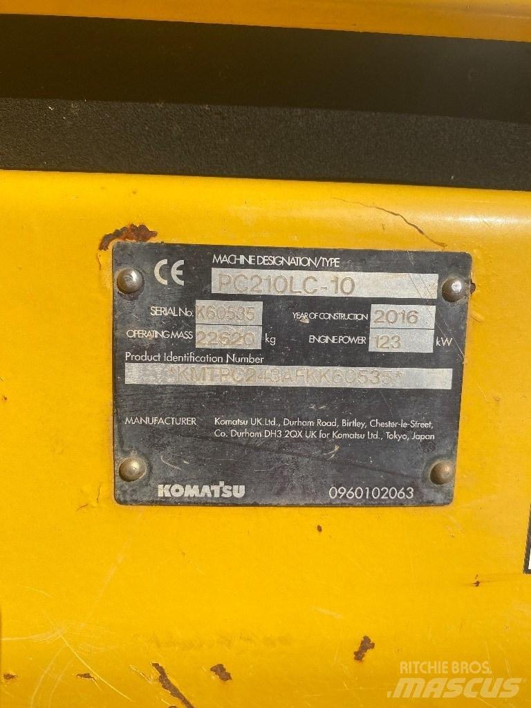 Komatsu PC 210 LC-10 Escavadeiras de esteiras