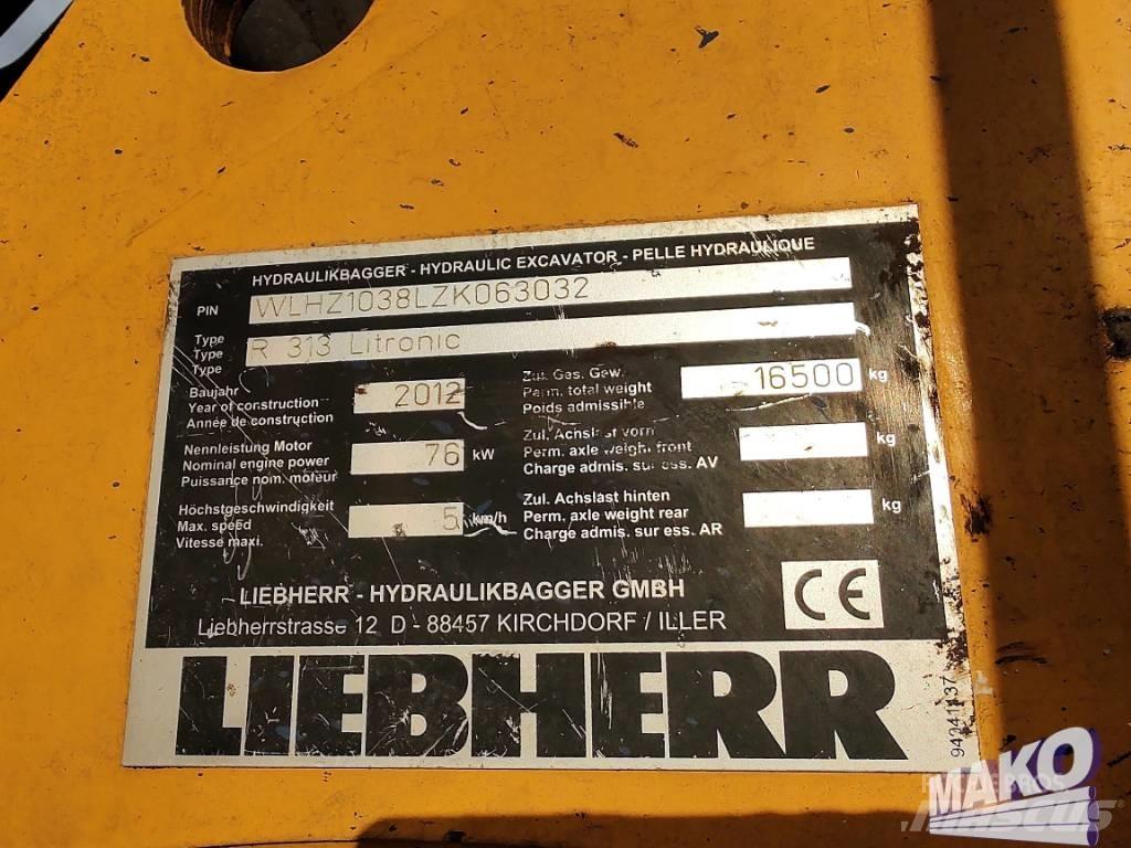 Liebherr R 313 Escavadeiras de esteiras