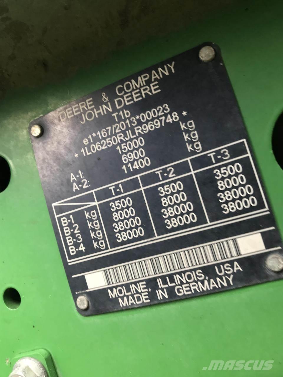 John Deere 6250R Tratores Agrícolas usados