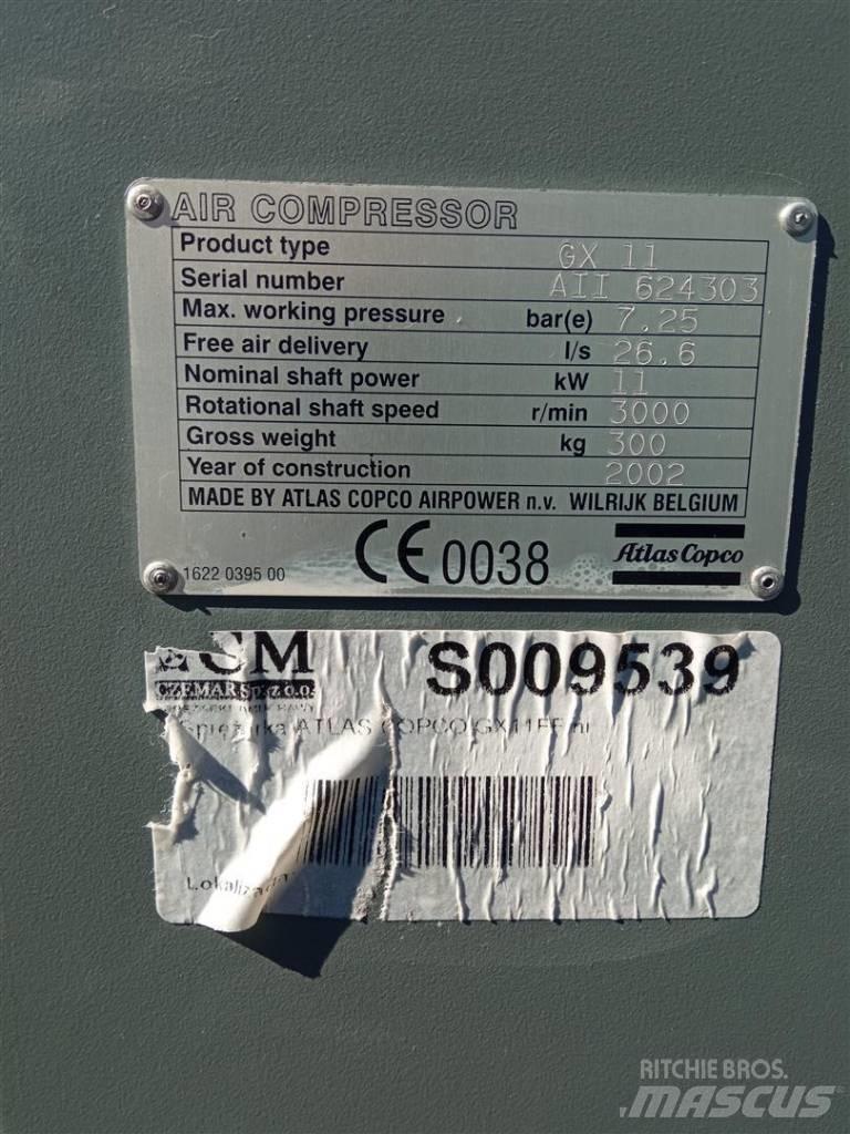 Atlas Copco GX11FF Compressores