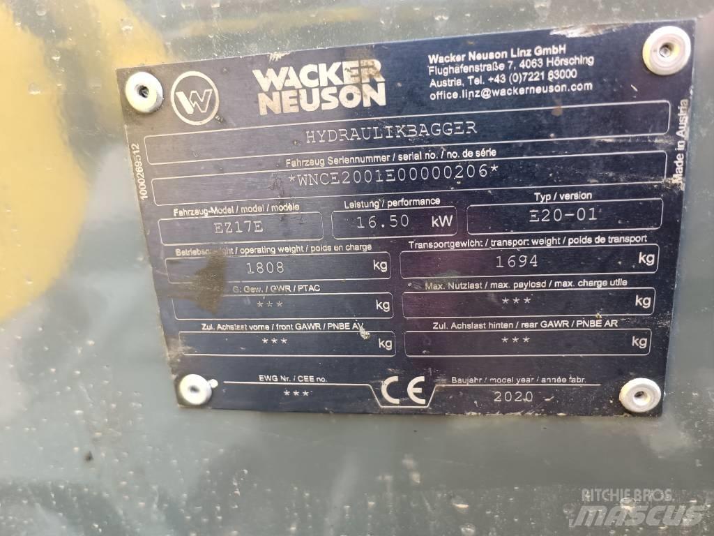 Wacker Neuson EZ17e Escavadeiras de esteiras