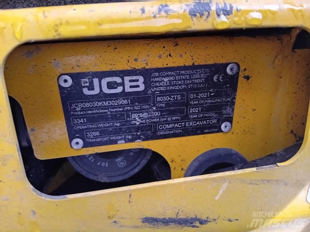 JCB 8030 ZTS Miniescavadeiras