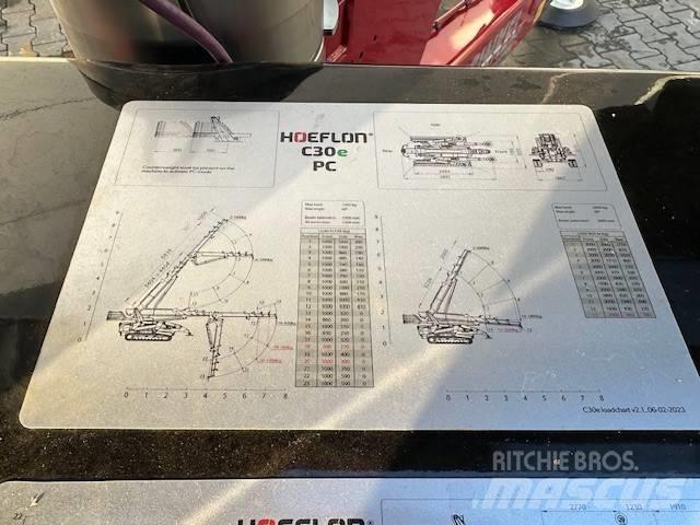 Hoeflon C30e Mini gruas