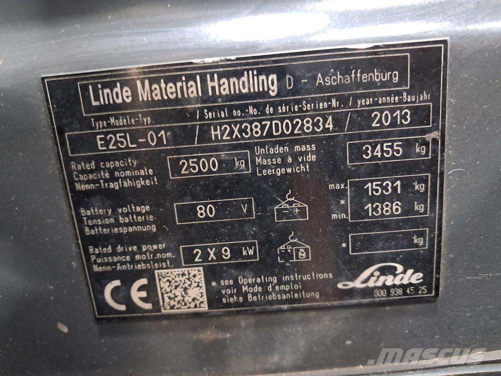 Linde E25L-01 Empilhadores eléctricos
